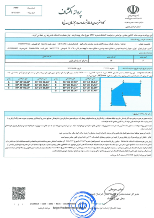 ثبت معدن در ایران پروانه اکتشاف